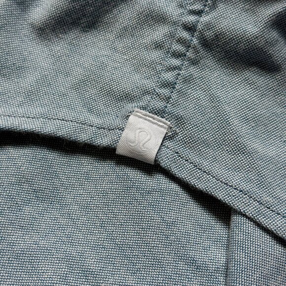Lululemon Men's All Town Buttondown - Light Blue - Picture 4 of 6